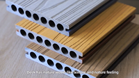 Prix Usine Lames de Terrasse en Composite Bois-Plastique (WPC) Co-extrudées pour Extérieur, Panneaux de Terrasse Ingénierie 140mm*23mm Effet Bois
