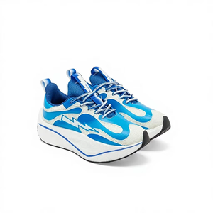 Geleza Runner Junior, Zapatillas Deportivas con Cordones, Cuello Acolchado, Malla de Poliéster, Suela de Goma, Color Negro Rad, Hechas a Medida para Niños - Product Image 1