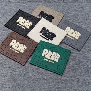 Parches de Goma Personalizados con Transferencia 3D, Diseño de Logotipo para Gorras de PVC Suave, Grabado en Caliente, Parches Termoadhesivos de PVC para Cuero - Product Image 1