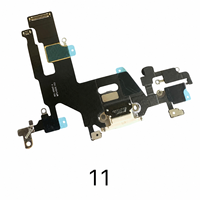 Base de Carga con Puerto USB para iPhone 11, 11 Pro, 11 Pro Max, Cable Flexible de Repuesto para Micrófono, Cables Flexibles para Teléfono Móvil