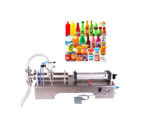 Single Head Piston Small Plastic Bottle <b>Juice</b> Drink Olive Oil Liquid Food Beverage Filling <b>Machine</b> - Product Image 1