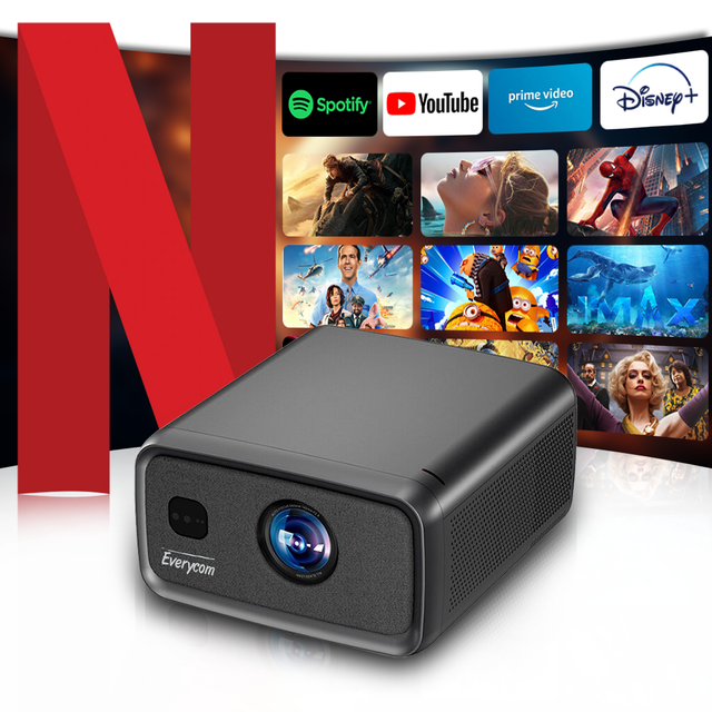 3000 Brightness Cubelite Ultra 1080P 4K Projector Auto Focus Home Theater Video Projecteur 4k Android Proyector 4K Projector