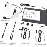 Microphone et haut-parleur filaires compacts pour PC, ordinateur portable, téléphone portable, studio – Microphones et haut-parleurs professionnels pour vlogging