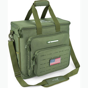 Mochila grande impermeable para aparejos de pesca con soporte para caña, bolsa de pesca multifuncional con cubierta protectora para la lluvia, muestra gratis - Product Image 1