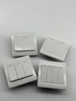 OEM UK Standard Panneau plastique blanc 13A Interrupteur avec double Usb avec Neo Switches et prise