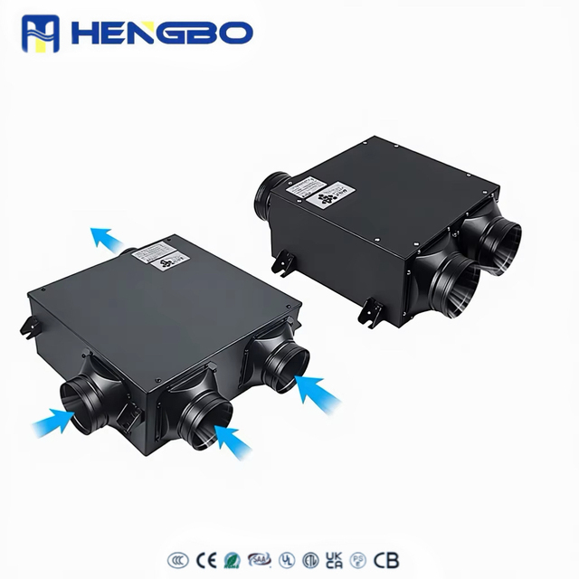 Ultra-Thin 4-10 Inch Silent Metal In-Line Duct Fan 5-Year Warranty Touch Control OEM ODM Customizable Centrifugal Cross Flow Fan