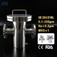 Filtre à panier duplex/simple en acier inoxydable pour pipeline industriel SS316L |   Filtration de liquides haute capacité OEM