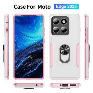 Funda Protectora para Teléfono con Anillo, Funda Tipo Armadura para <span class=keywords><strong>Moto</strong></span>/Motorola <span class=keywords><strong>G</strong></span> Play/<span class=keywords><strong>G</strong></span> Power/<span class=keywords><strong>G</strong></span> Stylus/<span class=keywords><strong>G</strong></span> 5G/Edge 2026/2025 - Product Image 5