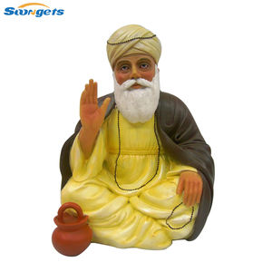 樹脂宗教アイテムヒンドゥー教の神サイババ像 - Product Image 4