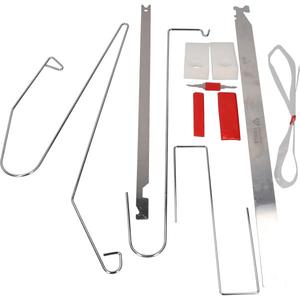BRILLIANT TOOLS - BT511000 Kit d'outils de verrouillage universel (9 pièces) -CORPS EAN 4042146778722 ET TÔLES MÉTALLIQUES - Product Image 3