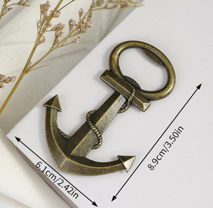 Vente en gros d'ancre de bateau en or Ouvre-bouteille personnalisé pour <span class=keywords><strong>homme</strong></span> <span class=keywords><strong>Costume</strong></span> de chemise Accessoire de mode Smoking de mariage Bijoux tendance Cadeau - Product Image 5