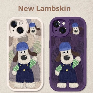 เคสสำหรับ Apple 16เคสโทรศัพท์ iPhone 17 PROMAX ทั้ง14รุ่น lambskin high end Creative LEADER Dog - Product Image 2
