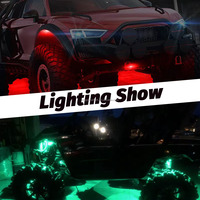 Nouveauté KingShowStar, éclairage LED pour pneus à 4 rangées, éclairage LED pour roues, éclairage pour roues à 4 rangées pour camion, VTT, voiture