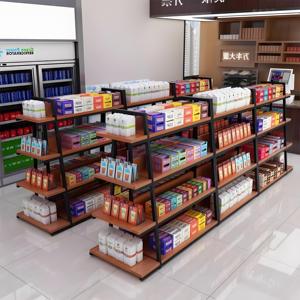 Commercial Grade Modern Double-Sided Gondola <strong>Display</strong> <strong>Stand</strong> System Adjustable <strong>Racks</strong> <strong>for</strong> Convenience Store Supermarket Shelving - Product Image 5