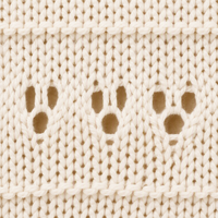 Débardeur en crochet personnalisé avec logo pour femme, style pointelle, court, sans manches, col en V profond, multicolore, été, en acrylique, fabrication OEM & ODM, style bohème