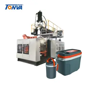China Plastic Making Machinery Supplier of PE Ice Cooler Box Blowing Molding Machine Price