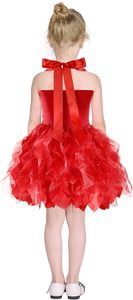 Vestido Tutú Supromo para Niñas, con Cuentas Brillantes, Lentejuelas, Tul, Princesa, Fiesta <span class=keywords><strong>de</strong></span> Cumpleaños, Baile <span class=keywords><strong>de</strong></span> Graduación, Traje <span class=keywords><strong>de</strong></span> Gala, Importado - Product Image 4