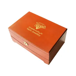 تصميم جديد فاخر رائج البيع صندوق مجوهرات خشبي للسودي العربية