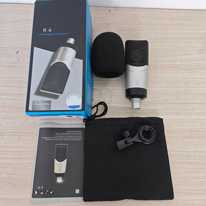 Micrófono Profesional de Condensador de Diafragma Grande MK4, Micrófono con Alimentación Phantom de 48V, Micrófono con Cable para Grabación en Estudio y Transmisión en Vivo - Product Image 3