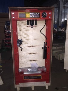 <span class=keywords><strong>Prensa</strong></span> Hidráulica de Taller de <span class=keywords><strong>50</strong></span> <span class=keywords><strong>Toneladas</strong></span> con Bomba Doble, Manivela y Manómetro - Product Image 6