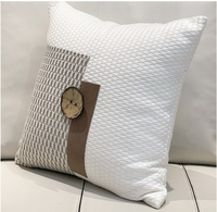 Housse de coussin moderne patchwork, taie d'oreiller de luxe pour canapé, housse de coussin décorative pour maison d'hôtes