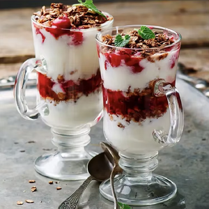 Vaso de Vidrio Estilo Nórdico Irlandés para Café Latte, Batidos y Helados, para Bebidas de Postre, Venta al Por Mayor - Product Image 6