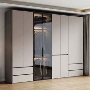 Armario con Espejo de Alta Calidad, Armario con Puerta Corredera y Espejo, Almacenamiento de Ropa a Granel, Kleider Schrank para Mayoristas de Muebles - Product Image 5