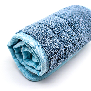 Vadrouille humide commerciale personnalisée en microfibre <span class=keywords><strong>Velcro</strong></span> torsadée tête de vadrouille en microfibre lavable et réutilisable vadrouille de nettoyage de sol plat - Product Image 5