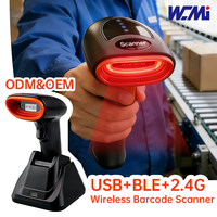 Escáner de Código de Barras Inalámbrico WCMI 2.4G, Lector de Códigos QR 2D PDF417, Logística, Farmacia, USB, Directo de Fábrica, en Stock