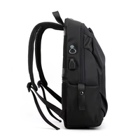 Sac à dos pour ordinateur portable avec port USB, poche pour batterie externe, compartiment antichoc pour ordinateur portable, sangle élastique, pour les voyages quotidiens, hommes et femmes