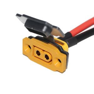 Su geçirmez kapak ile soyulmuş uç için <span class=keywords><strong>2</strong></span> Pin Amass XT60E-F konektörü - Product Image 4