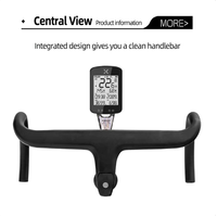 Dudukan Komputer Sepeda Serat Karbon ENLEE untuk Stang Terintegrasi, Braket GPS untuk Garmin Wahoo Bryton, GoPro & Penyangga Lampu