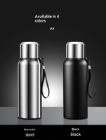 Nouvel Arrivage 2026 – Bouteille Isotherme en Acier Inoxydable à Double Paroi, Isolation Sous Vide, Sans BPA, Grande Capacité pour le Camping, Fête des Pères, Nouvel An