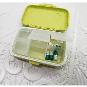 Portable Plastic Medicine Storage Box Organizer Seal Ring Pill Box Container for Travel <b>Small</b> Tablets Pills Storage Case - Product Image 3