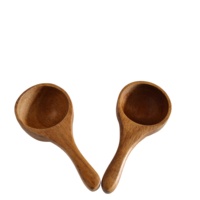 Accessoires pour ustensiles à café, cuisine à domicile, cuillère à thé et à café en bois d'acacia, pelle à épices