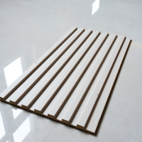 Offre spéciale Revêtement mural intérieur étanche en wpc Panneau mural gaufré Panneau composite en bois plastique