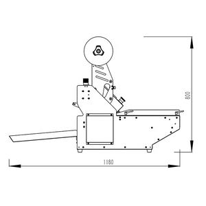 2025 escritorio pequeño TMB 500 # tablero de madera renovado lágrima máquina dispensadora de cinta de doble cara/aplicador de cinta lágrima para propileno - Product Image 4