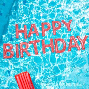 PVC Inflatable Letter Birthday Decorations Red 10pcs Outdoor Party Scene Decoration - Product Image 4