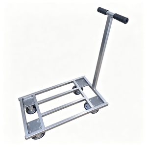 Chariot à plateforme pliable, chariot à main robuste 800 lb, chariot à plateau pliable avec roulettes pivotantes à 360 degrés pour entrepôt - Product Image 1