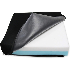 Coussin anti-escarres pour fauteuil roulant (42x42x8 cm, faible densité), coussins viscoélastiques pour personnes âgées (PU + VISCO) - Product Image 2