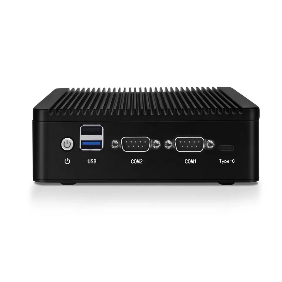 2023 Intel I211 Pxe Boot Mini Server Tpm2.0 High Quality Celeron J4125 Computer Fanless Mini Industrial Pc Nano Box For Monitor