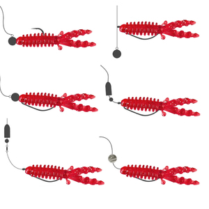 Palmer 5.5cm 1.9g mềm Tôm câu cá thu hút mềm nhựa câu cá tôm thu hút Bionic Crawfish sâu câu cá bass mồi - Product Image 3