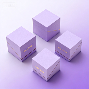 Индивидуальные подарочные коробки для свечей премиум класса с логотипом Роскошные пустые банки для свечей с крышками и коробкой - Product Image 6