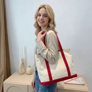Nouveaux sacs fourre-tout en toile imperméables Galaxy 2026 de haute qualité, tendance, simples, décontractés, couleur unie, grande capacité, doublure en coton personnalisée, fermeture éclair - Product Image 4