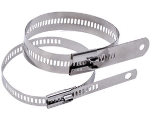 FSCAT Attache de câble autobloquante en <span class=keywords><strong>acier</strong></span> inoxydable de haute qualité Type d'échelle de sécurité Colliers de serrage d'échelle à verrouillage positif - Product Image 2