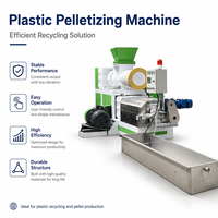 Granulateur de mousse EPS à vis simple pour recyclage de déchets, certifié CE, prix usine, exportateur