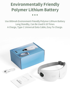 Masseur oculaire multifonctionnel pliable à 180 degrés à température constante, anti-stress, cadeau pour les employés de bureau, les étudiants, pour l'heure du coucher - Product Image 5