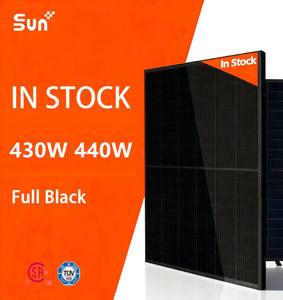 Módulos de Paneles Solares Monocristalinos Negros de Vanguardia Sunplus de 430W 440W para Techos de Fábricas, Stock en EE. UU. - Product Image 1