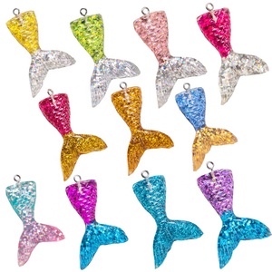 Colgantes de Resina con Forma de Cola de Sirena para Hacer Joyería DIY: Pendientes, Collares, Pulseras, Llaveros Hechos a Mano - Product Image 1