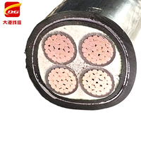 Câble électrique souterrain basse tension 1000V à conducteur en cuivre, isolation XLPE, multicouche 1 2 3 4 5, prix bas